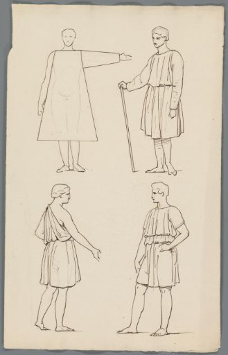Studies of men in togas