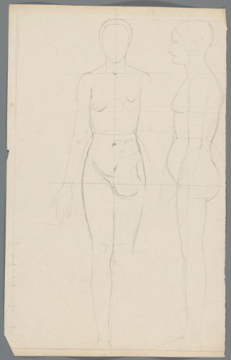 Proportion study of a woman