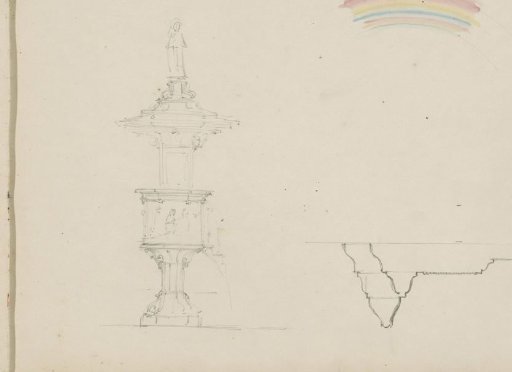 Pulpit and rainbow