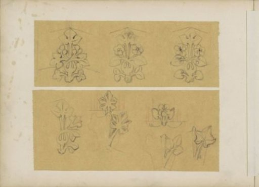 Ornaments with leaves