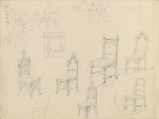 Chairs and ornaments