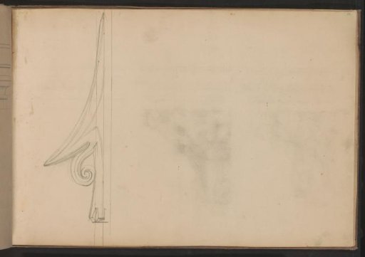Architectural element with a volute