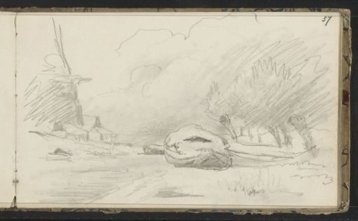 Landscape with a Mill on a Canal