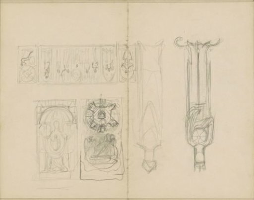 Designs for a wall painting in the town hall of 's-Hertogenbosch