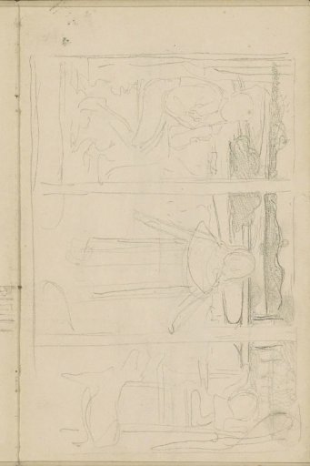 Preliminary study for a triptych with the children Paul, Bessy and Arthur Tutein Nolthenius
