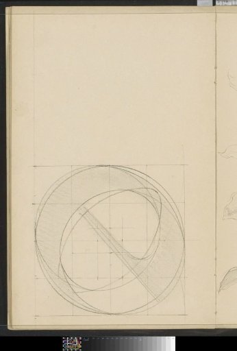 Circular form in a grid