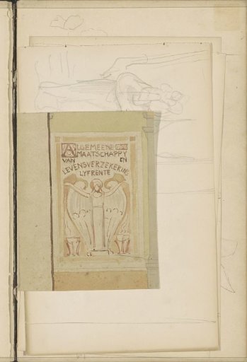 Design for a mural in the building of the General Society for Life Insurance and Annuities in Amsterdam