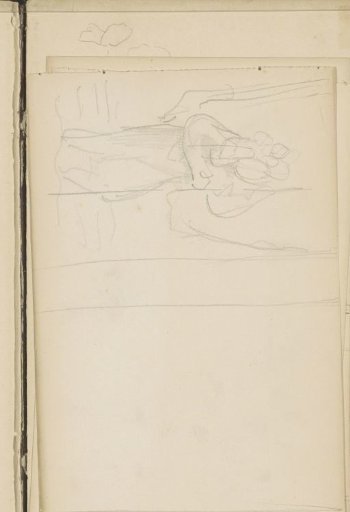 Standing figure in a robe