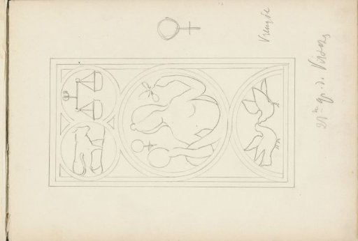 Venus in a medallion