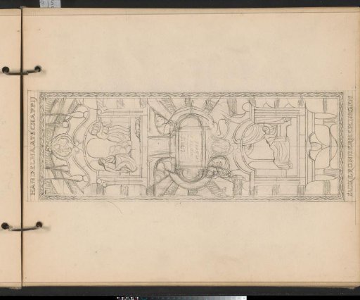 Design for a stained-glass window with the theme 'Rest'