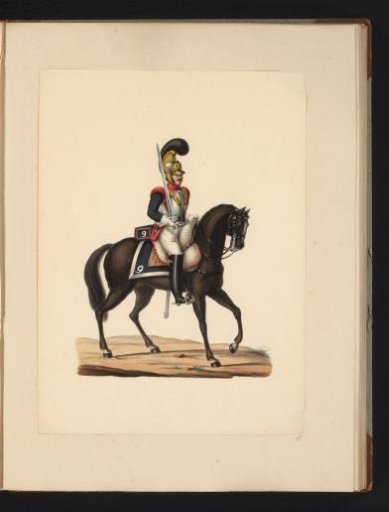 Cuirassier, 1830-1831