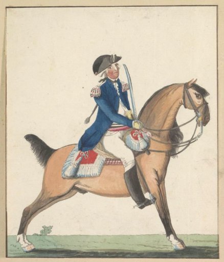 Major of the Society for the Benefit of the Militia in Amsterdam, 1787