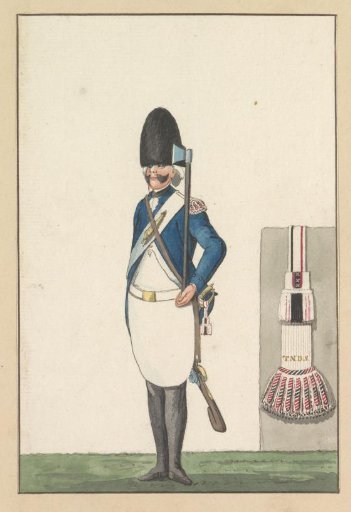 Sapper of the Society for the Benefit of the Militia in Amsterdam, 1787