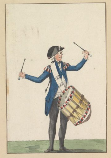 Drummer of the Society for the Benefit of the Militia in Amsterdam, 1787