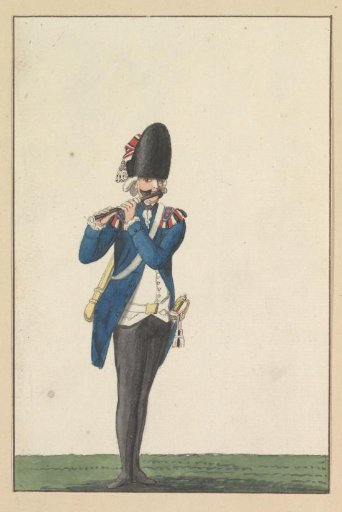 A Fifer of the Society for the Benefit of the Militia in Amsterdam, 1787