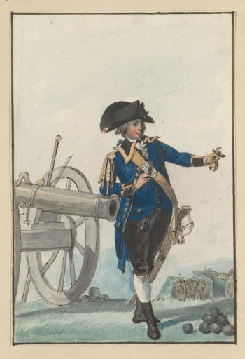 Artillery Officer of the Society for the Benefit of the Militia in Amsterdam, 1787