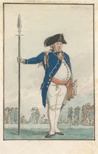 Officer of the Society for the Benefit of the Militia in Amsterdam, 1787