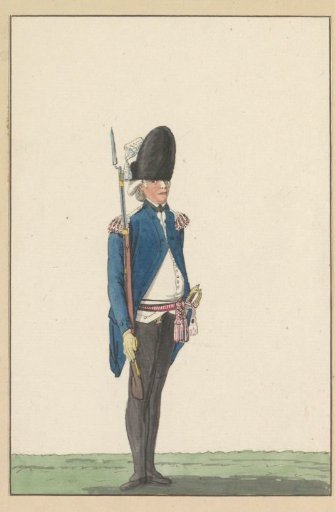 Non-Commissioned Officer of the Society for the Benefit of the Militia in Amsterdam, 1787