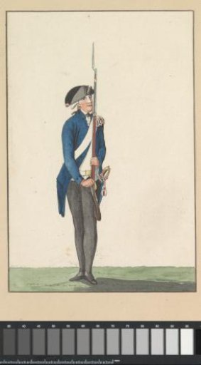 Fusilier of the Society for the Benefit of the Militia in Amsterdam, 1787