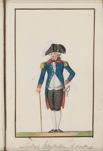 Assembly of the Infantry of the Leiden Students' Shooting Society, ca. 1785