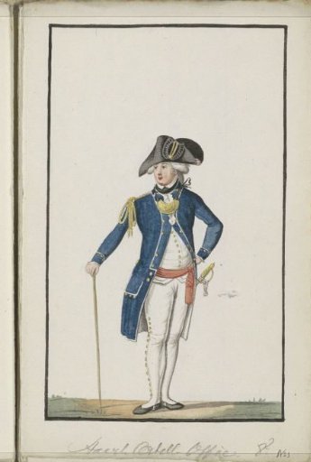 Uniform of the Haarlem Artillery, ca. 1785