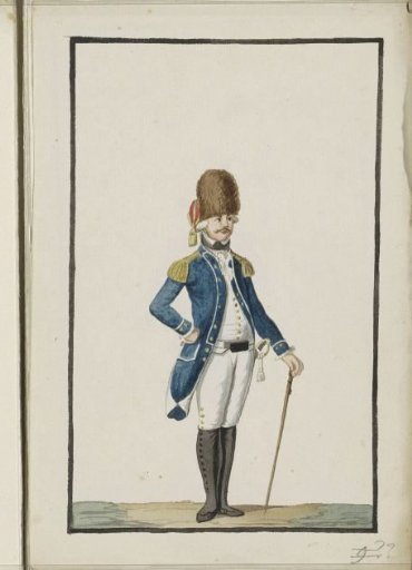Uniform of the Haarlem Artillery, ca. 1785