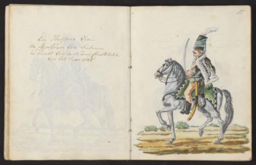 Hussar of the Count Palatine of Salm, 1786