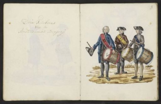 Uniforms of the Drummers of the Amsterdam Civic Guard, 1770–1783