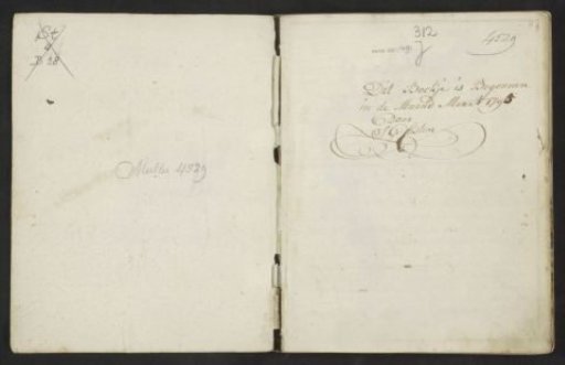 Flyleaf and Sheet with Inscription by the Artist