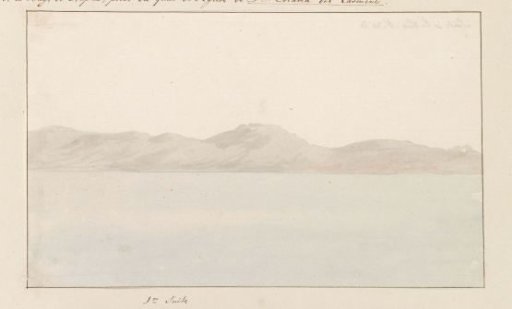 View of the Gulf of Naples from the quay near the church of Santa Maria del Carmine