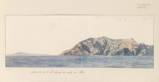 View of the Southern Coast of the Island of Capri