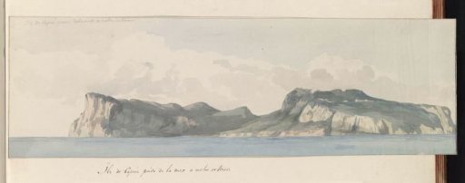 Island of Capri Seen from the Sea on the Return Journey