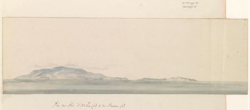 View of the islands of Ischia and Procida