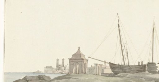 View of the City of Molfetta on the Coast