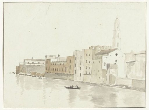 City View in Bari from a Window in the Inn