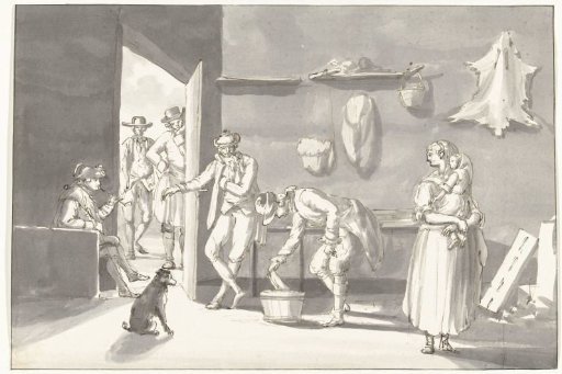 Interior of the inn in Lapide near Brindisi