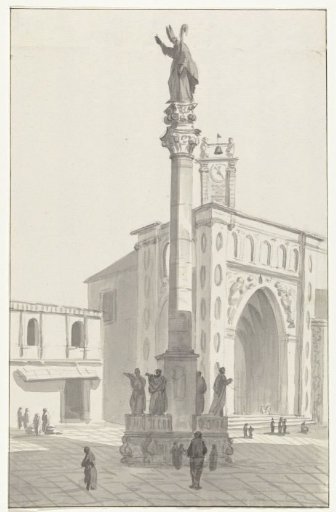 Column in the square of Lecce