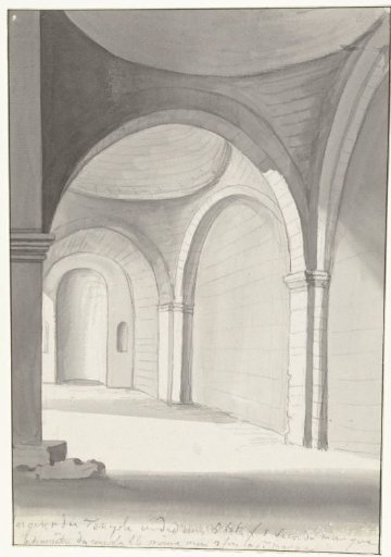 Interior of an ancient temple located east of Gallipoli