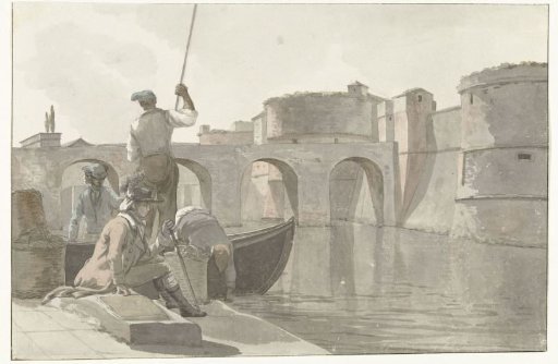 New moat of the fortifications in Taranto
