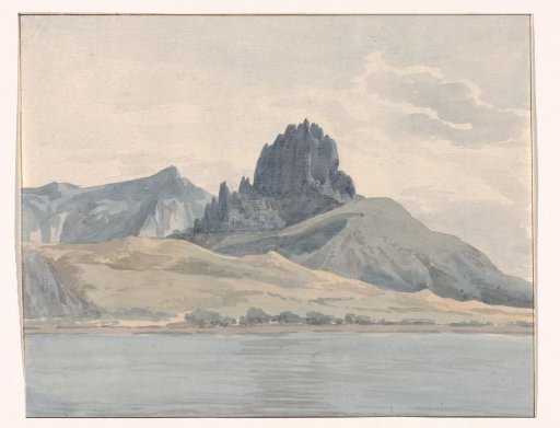 View of the coast of Pentidatilo on the opposite side of Cape Spartivento