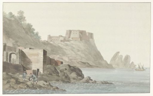 Rock and City of Scilla in the Region of Calabria on the East Coast