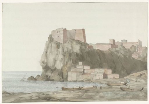 Rock and City of Scilla in the Region of Calabria on the West Coast