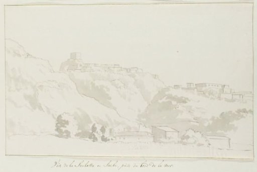 View of Scaletta on Sicily near the Coast