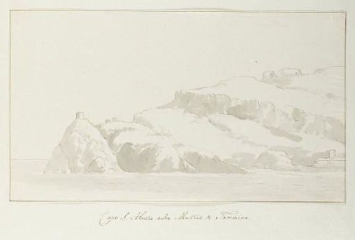 Cape S. Alessio between Messina and Taormina