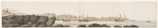 View of the harbor of Catania
