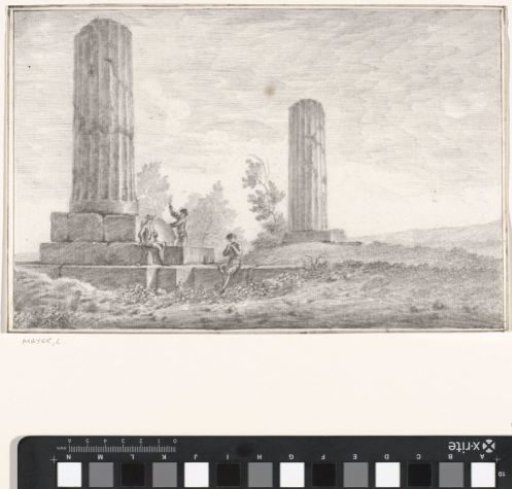 Fragments of two columns of the Temple of Zeus Olympius