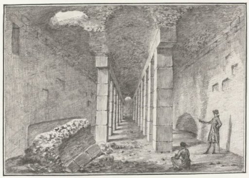 Ancient water reservoir in the vicinity of Lac de Lentini