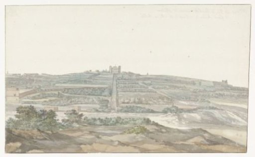 View of the palace of Vedala of the Grand Master, situated in the Boschetto on Malta