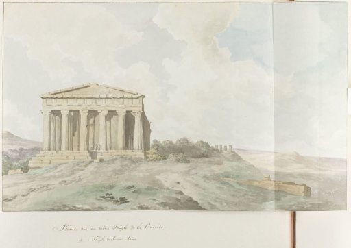 Temple of Concord within the Walls of Ancient Agrigentum