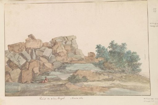 Remains of the Temple of Zeus Olympius near Agrigento